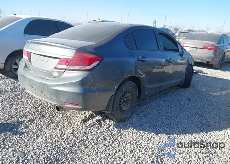 2013 Honda Civic Lx from USA, damaged, VIN 19XFB2F54DE002091